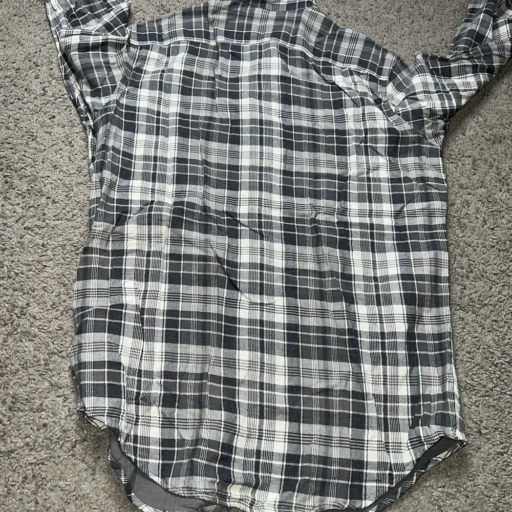 NWOT Polo‎ Ralph Lauren Mens Plaid Flannel Shirt  Gray Casual Preppy Medium